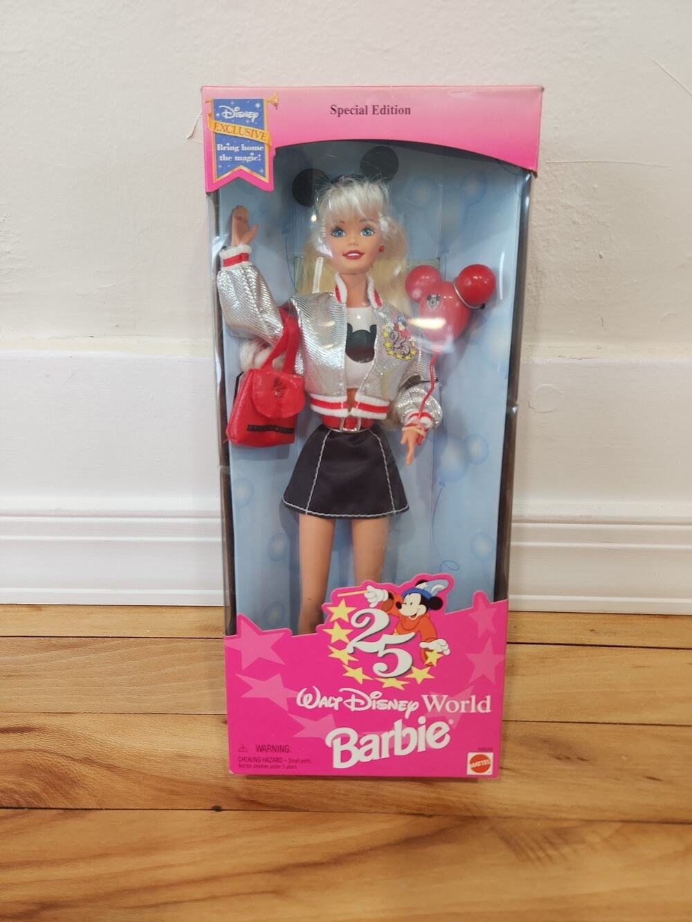 Mattel Walt Disney World Barbie 25th Anniversary Minnie Mouse 12in Blonde
